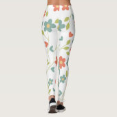 Leggings Les pattes florales pour femmes (Dos)