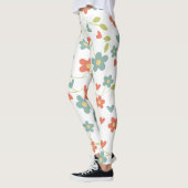Leggings Les pattes florales pour femmes (Gauche)