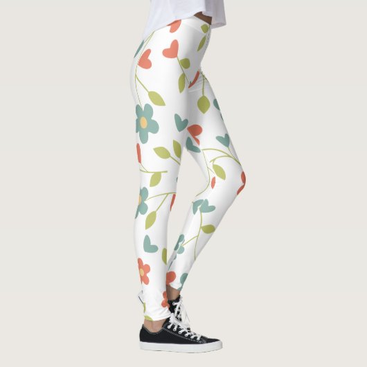 Leggings Les pattes florales pour femmes (Droite)