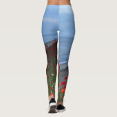 Leggings Les pavots et l'océan (Dos)