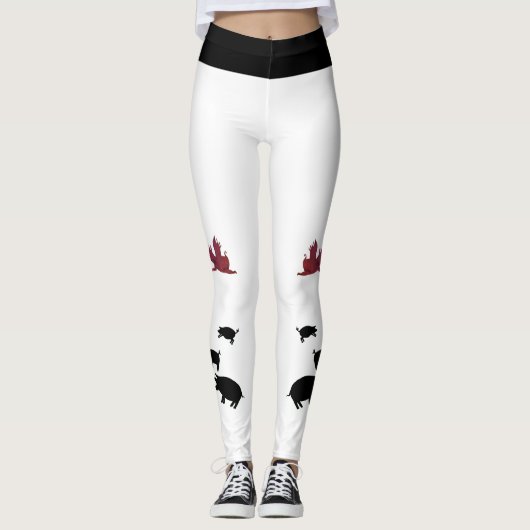 Leggings Les porcs ont des âmes (Devant)