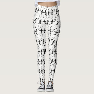 Leggings Les quatuors de Skeleton Halloween Thunder_Cove