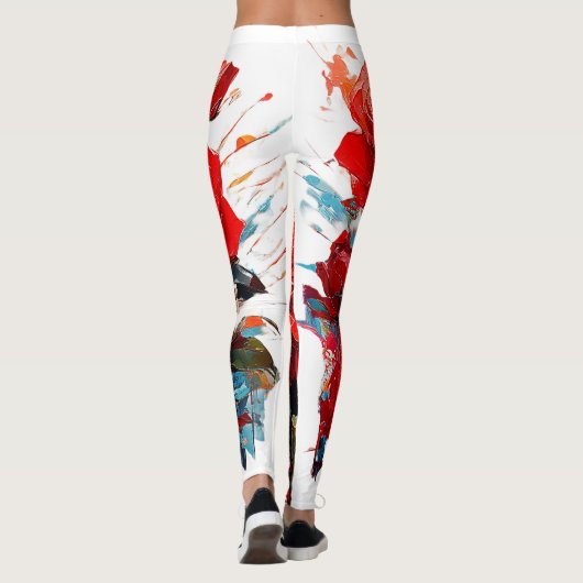 Leggings - Les Roses Rouges (Dos)