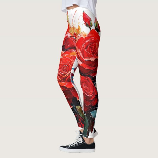Leggings - Les Roses Rouges (Gauche)