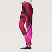 Leggings Les roses sont les guêtres rouges (Gauche)