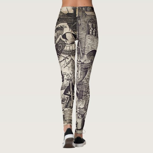 Leggings Les sept péchés mortels - envie (Dos)