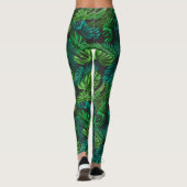 Leggings Les tropiques vertes (Dos)