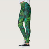 Leggings Les tropiques vertes (Gauche)