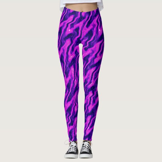 Leggings Les vagues de Bubblin... (Devant)
