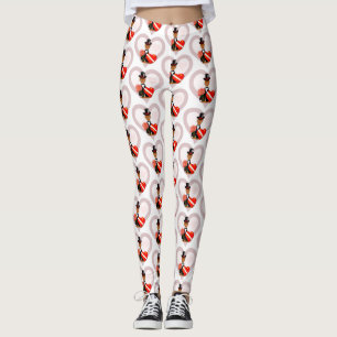 Leggings Les Valentines d’Oliver ont une jambe d’Arrière - 