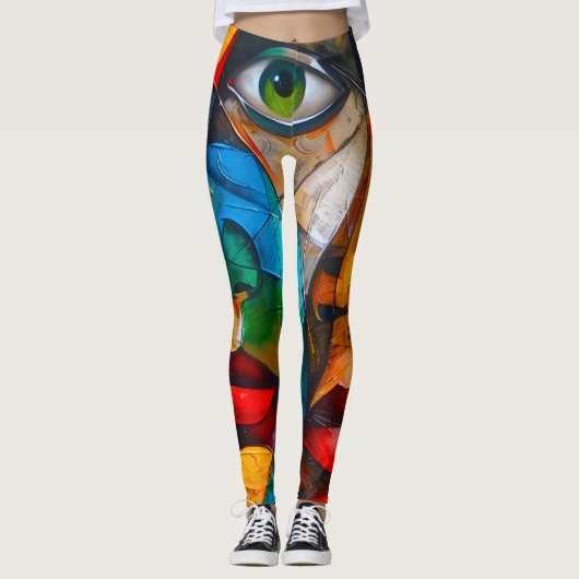 Leggings Les visages que nous connaissons (Devant)