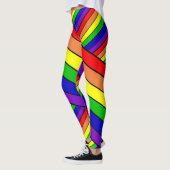 Leggings Lesbian LGBT Pride Arc-en-ciel (Gauche)
