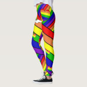 Leggings Lesbian LGBT Pride Arc-en-ciel (Gauche)