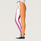 Leggings Lesbian Pride Flag LGBTQ (Gauche)