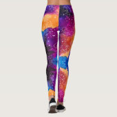 Leggings L'espace de constellations de carlin tient le (Dos)