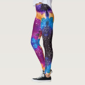 Leggings L'espace de constellations de carlin tient le (Gauche)