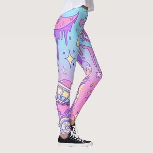 Leggings L'espace en pastel de Goth (Droite)