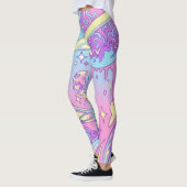 Leggings L'espace en pastel de Goth (Gauche)