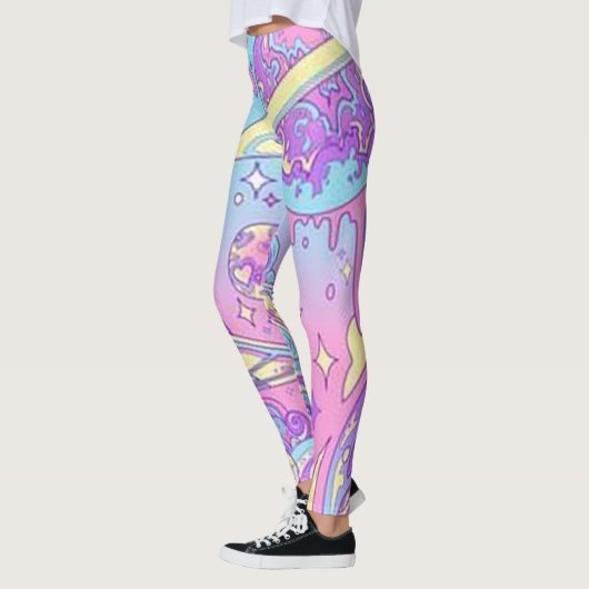 Leggings L'espace en pastel de Goth (Gauche)