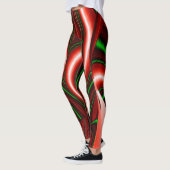 Leggings L'esprit de l'amour et de l'espoir Abstrait 3D Rai (Gauche)