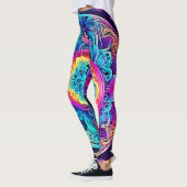 Leggings L'Esprit Mandala vibrant (Gauche)