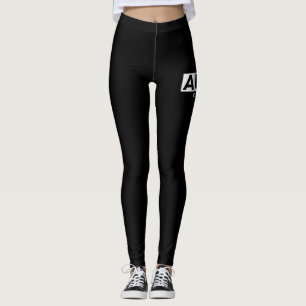 Leggings Lettre de l'auntie graphique. 20