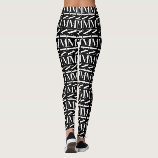 Leggings Lettre initiale M (Dos)