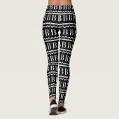 LEGGINGS LETTRE INITIALE MONOGRAPHIQUE B (Dos)