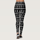 LEGGINGS LETTRE INITIALE MOYENNE J (Dos)