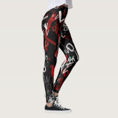 Leggings Lettres d'amour (Droite)