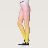 Leggings Lever de soleil dans des cieux de barbe à papa (Gauche)