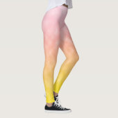 Leggings Lever de soleil dans des cieux de barbe à papa (Droite)