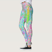 Leggings Lever de soleil d'Aqua et de Rose chaud dans My Ru (Gauche)