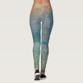 Leggings Lever de soleil d'impression par Claude Monet (Dos)