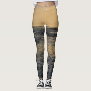 Leggings Lever du soleil et planche à voile