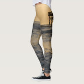 Leggings Lever du soleil et planche à voile (Gauche)