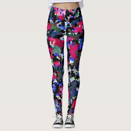 Leggings Leviers de chute arc-en-ciel (Devant)