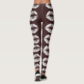 Leggings Lèvres blanches #25 (Dos)