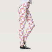 Leggings Lèvres colorées Blanc moderne (Droite)