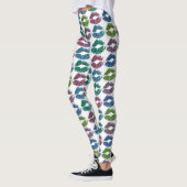 Leggings Lèvres colorées élégantes #10 (Gauche)