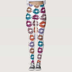 Leggings Lèvres Colorées Élégantes #20