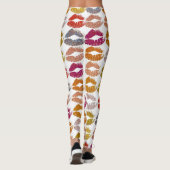 Leggings Lèvres colorées élégantes #26 (Dos)