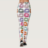 Leggings Lèvres Colorées Élégantes #27 (Dos)
