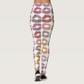 Leggings Lèvres colorées élégantes #28 (Dos)