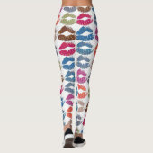 Leggings Lèvres Colorées Élégantes #30 (Dos)
