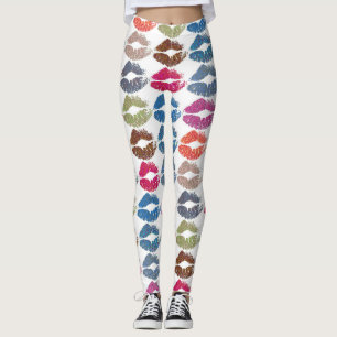 Leggings Lèvres Colorées Élégantes #30