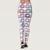 Leggings Lèvres colorées élégantes #31 (Dos)