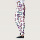 Leggings Lèvres colorées élégantes #31 (Gauche)