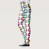 Leggings Lèvres Colorées Élégantes #34 (Gauche)