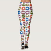 Leggings Lèvres Colorées Élégantes #8 (Dos)